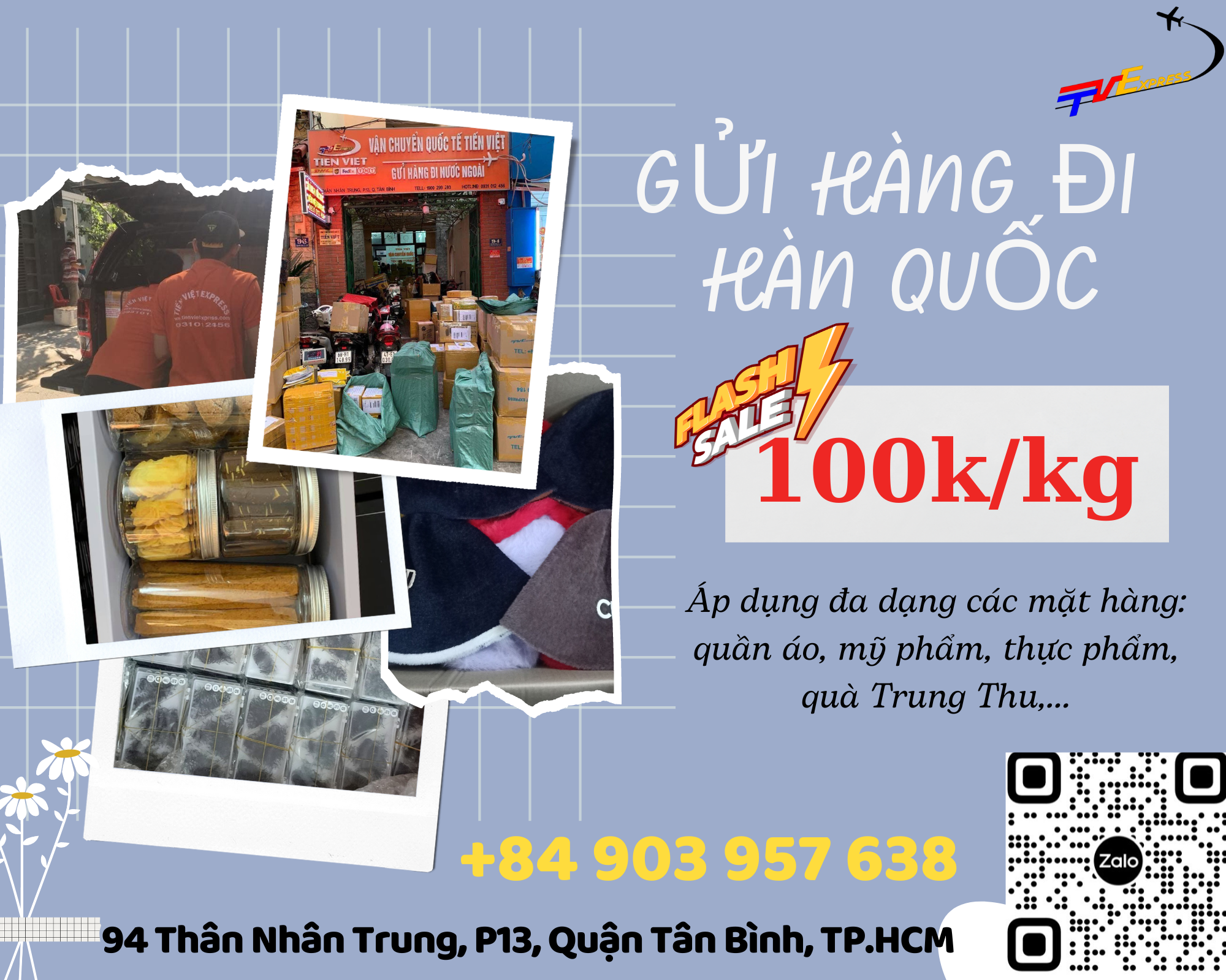 Gửi hàng đi Hàn Quốc